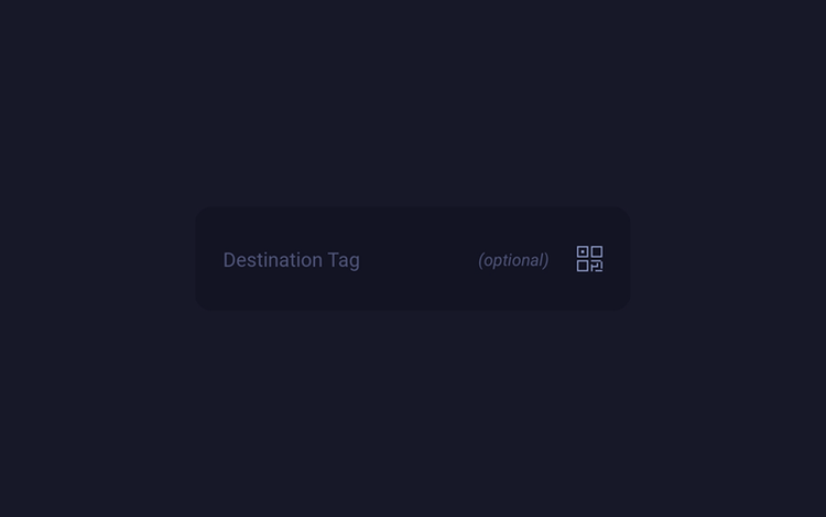  Особенность поля MEMO (Destination Tag)